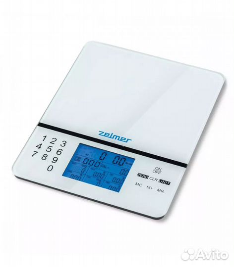 Кухонные весы Zelmer ZKS1500N, белый