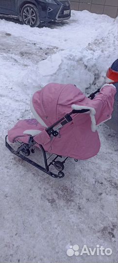 Коляска санки