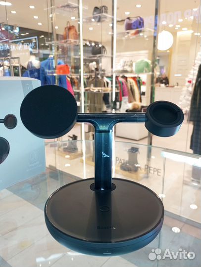 Беспроводное зарядное устройство Baseus 3 в 1