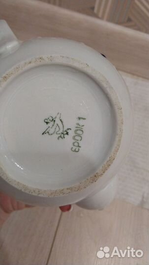 Чайник заварочный СССР, сахарница, чашки