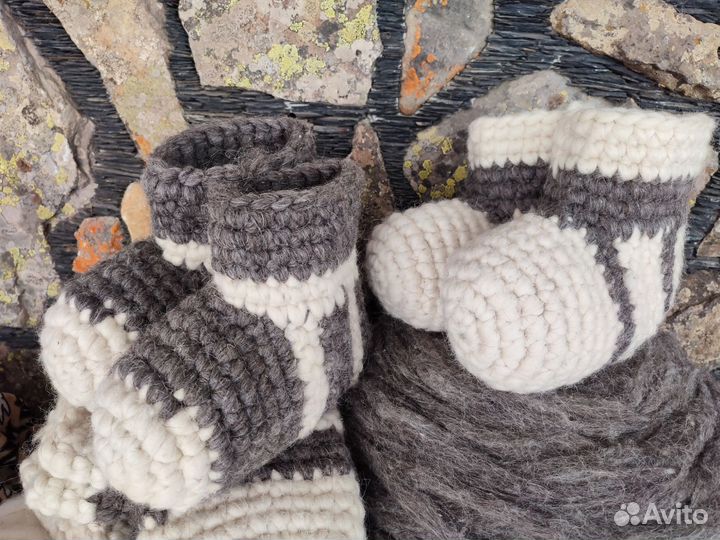 Чуни из овчины