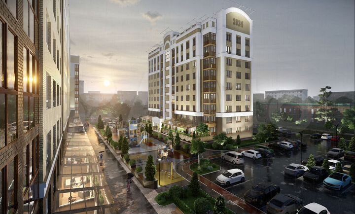 2-к. квартира, 71 м², 1/9 эт.