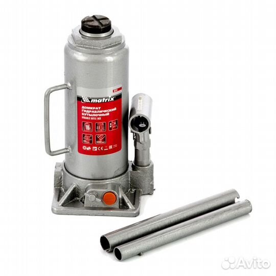 Домкрат гидравлический бутылочный Matrix 50767, 10