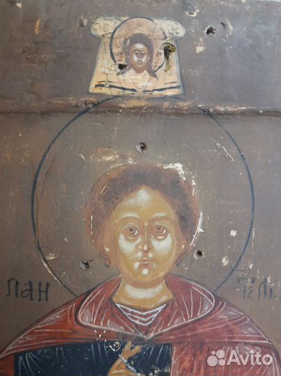 Старинные иконы. Целитель Пантелеймон