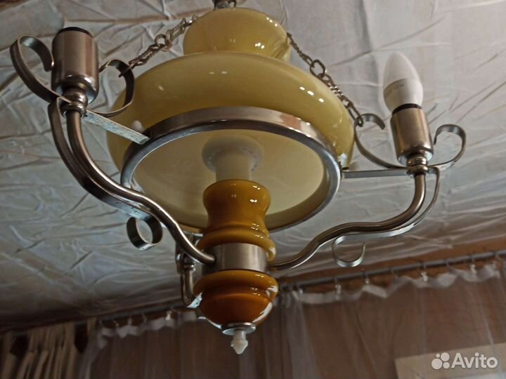 Винтажная лампа керосинка СССР люстра