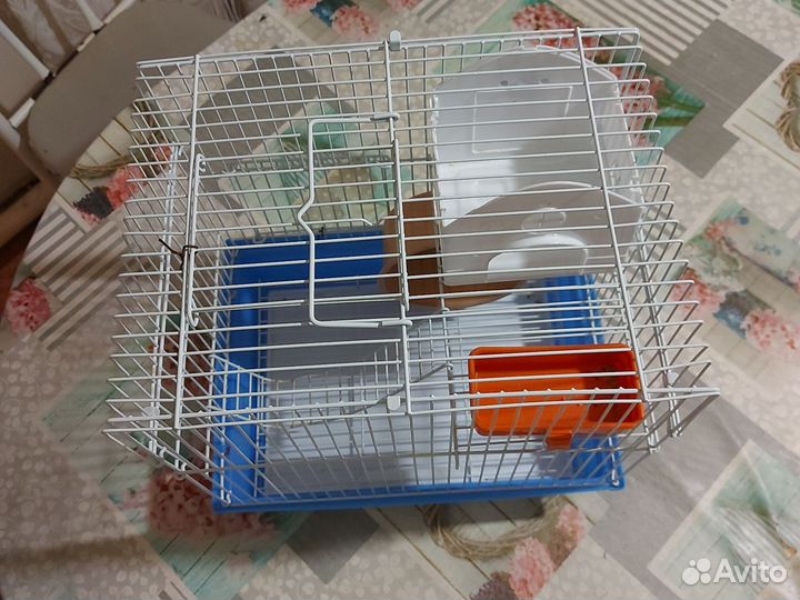 Клетка для грызунов большая двух этажеая бу