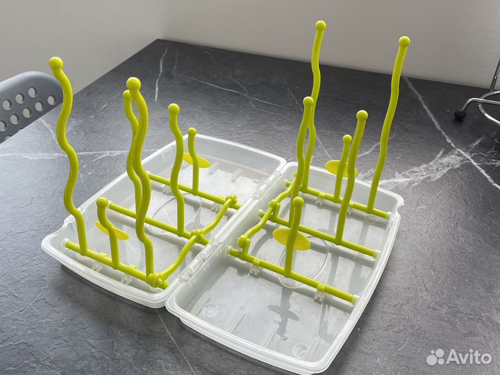 Сушилка-подставка для детской посуды (бутылочек)