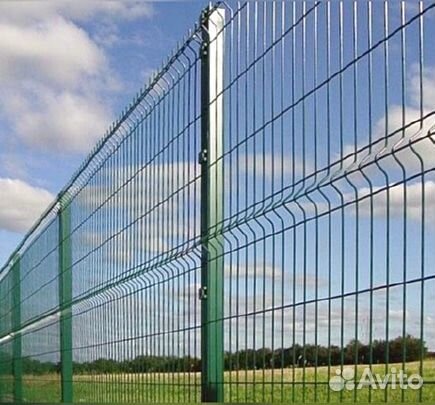Забор из 3д сетки