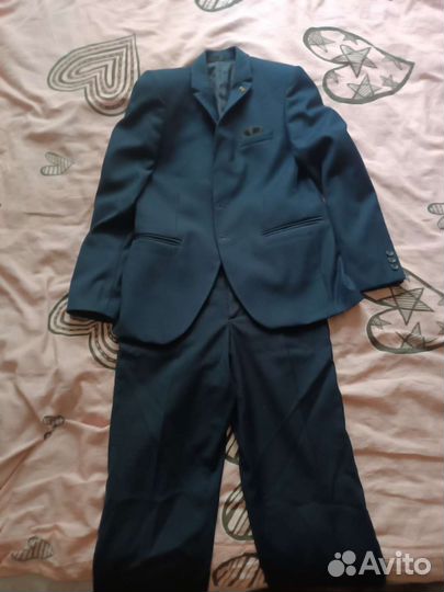 Школьный костюм для мальчика 152 синий