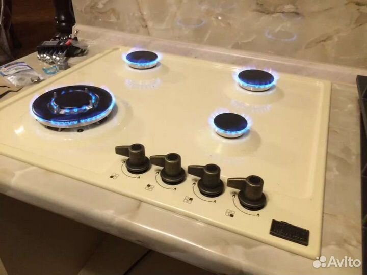 Подключение газовой плиты, колонки, панели