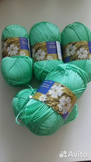 Хлопок в моточках пряжа