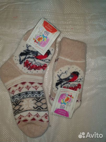 Носки и варежки из собачьей шерсти