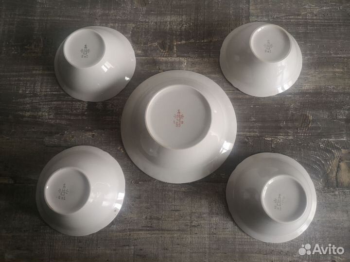 Набор салатников Дружковский фарфоровый завод