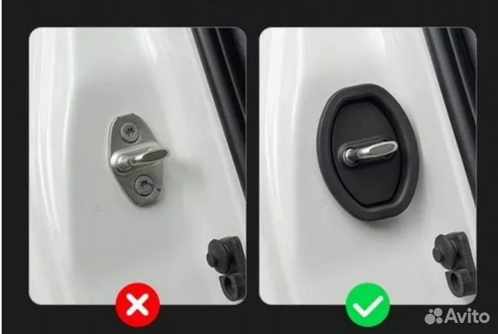 Накладки на дверные замки Volvo 4 шт