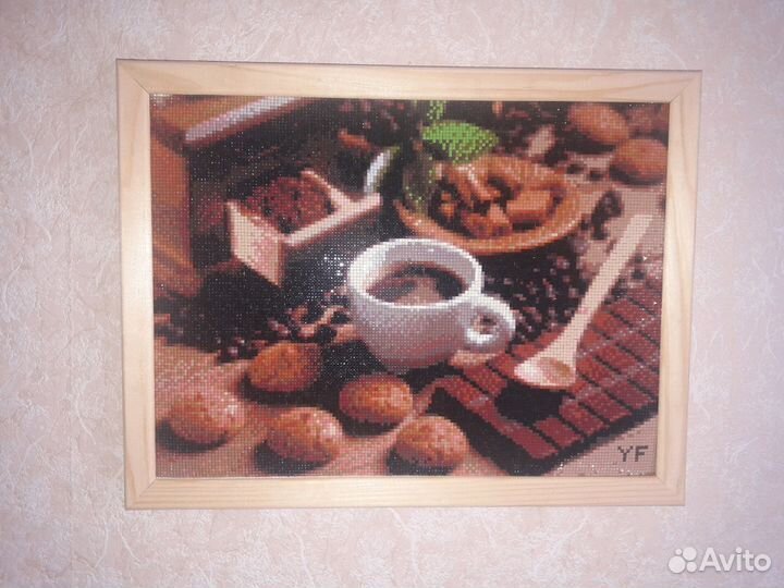 Картина в технике алмазная мозаика 