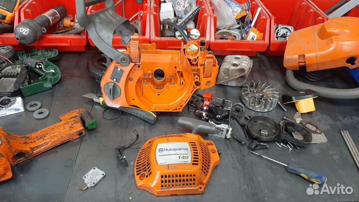 Ремонт бензоинструмента, заточка цепей