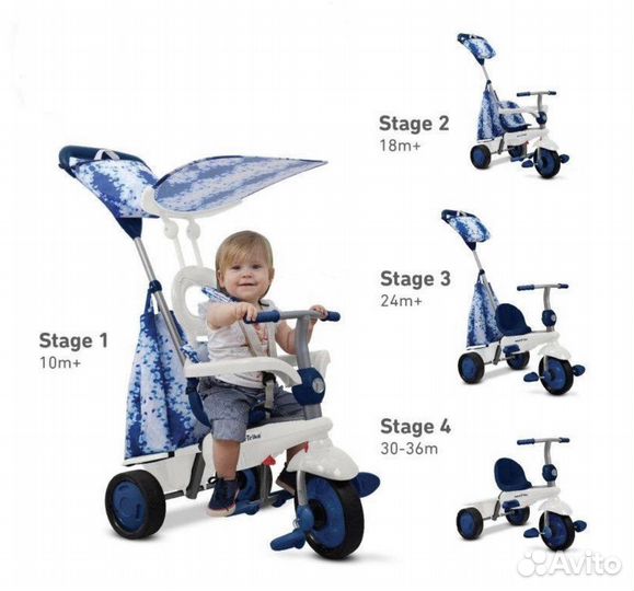 Велосипед Smart trike (трехколесный)