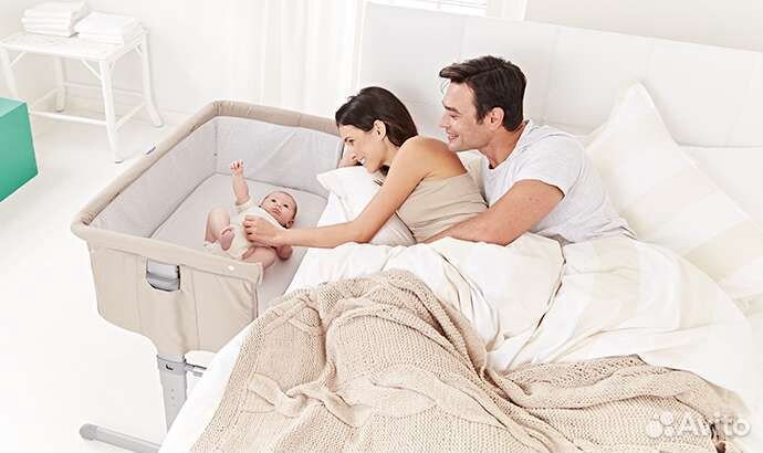 Прокат Аренда Приставная кроватка chicco