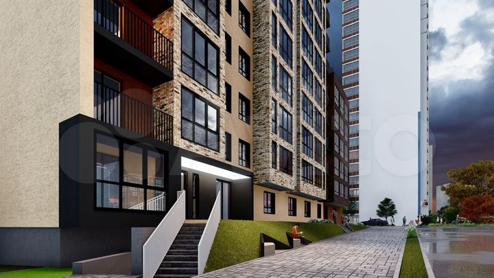 2-к. квартира, 34,8 м², 1/9 эт.