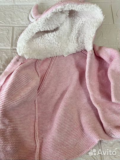 Кофта зайчк 0-3мес