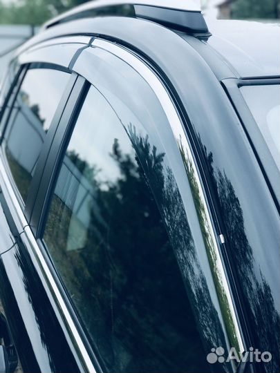 Дефлекторы окон хром Toyota RAV4 XA40 2013-2019г