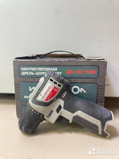 Дрель-шуруповерт аккумуляторная интерскол да-10/12