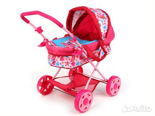 Коляска-люлька для кукол в стиле My Little Pony