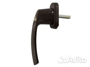 Ручка оконная с ключом Internika коричневая