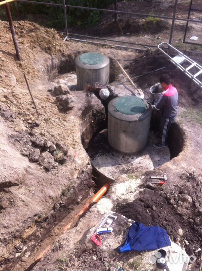 Канализация Водопровод Септик Дренаж Выгребн яма