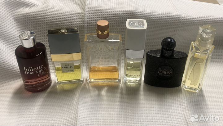 Духи остаток во флаконе Chanel,YSL,Givenchy