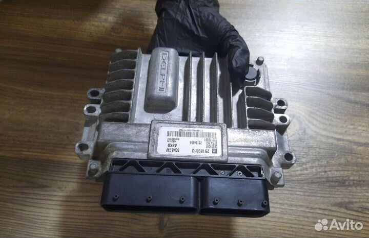 Блок управления двигателем Антара 25189813