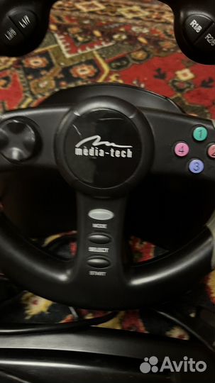 Игровой руль mèdia-tech