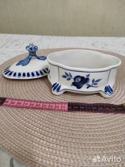 Конфетница гжель