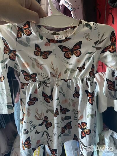 Вещи пакетом для девочки 86 92 98