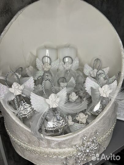 Корзина на крещение таросики свечи