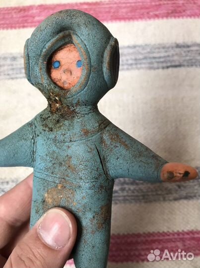 Игрушка СССР резиновая водолаз