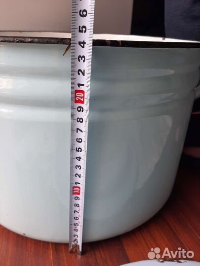 Кастрюля эмалированная