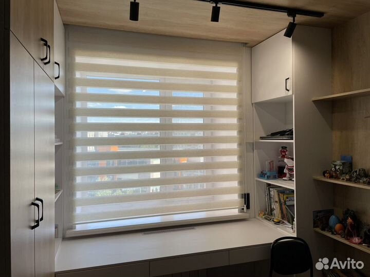 Рулонные шторы Зебра