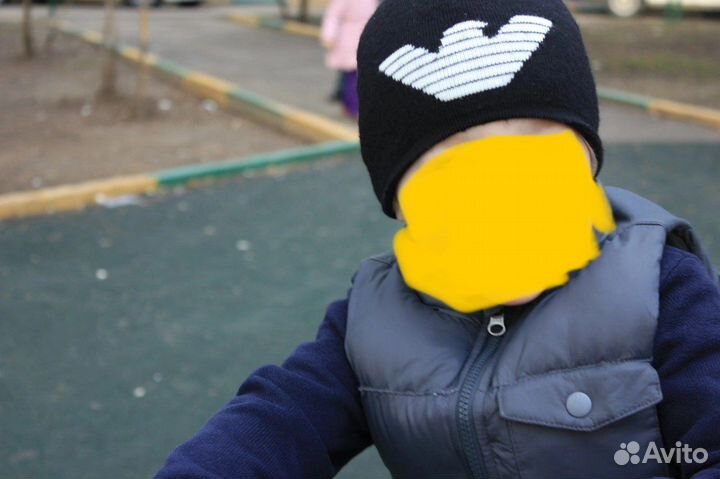 Armani шапочка детская 2/3 годика