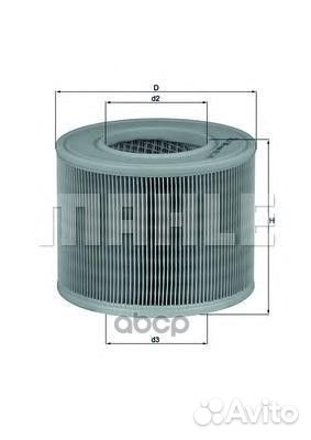 Фильтр возд.saab 9-5 LX986 Mahle/Knecht