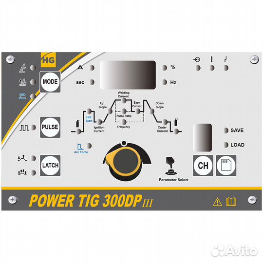 Аппарат аргонодуговой сварки hugong power TIG 300DP III