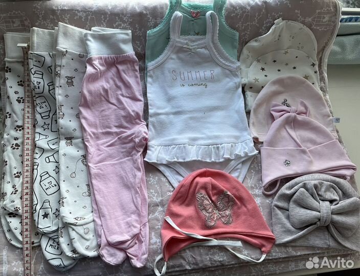 Вещи пакетом на девочку 60-68