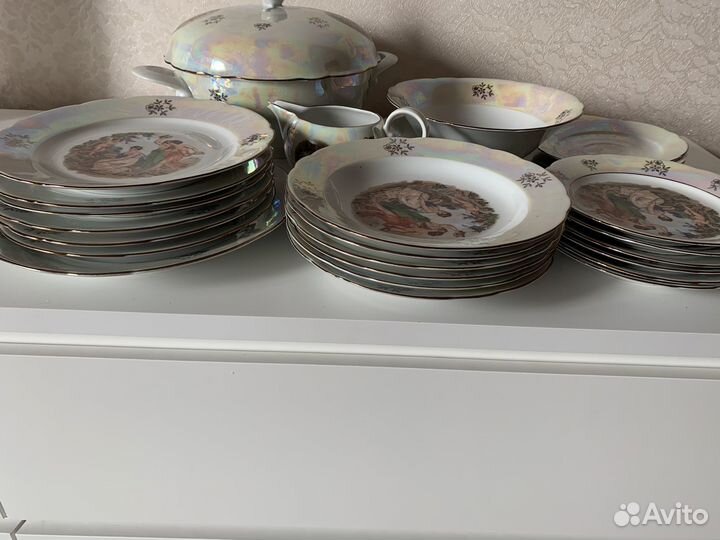 Столовый сервиз гдр кахла мадонна