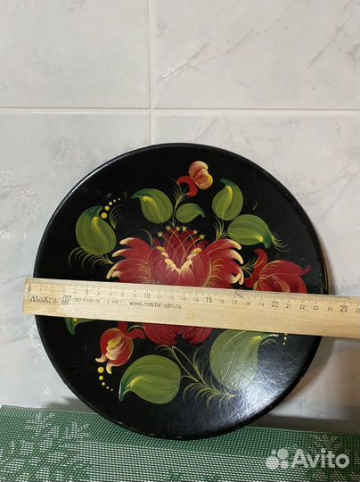 Кувшин/керамика,Тарелка/дерево