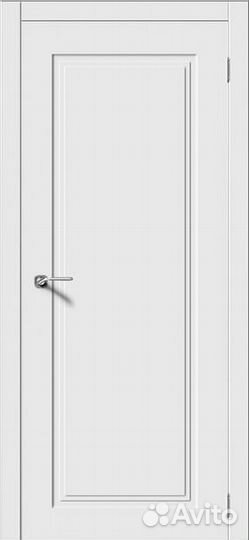 Дверь компланарная серая эмаль