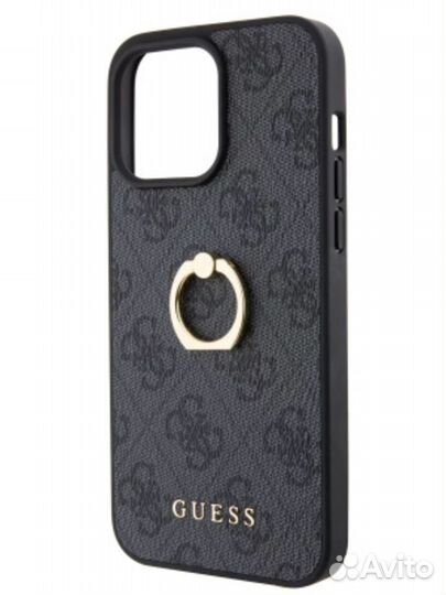 Чехол Guess для iPhone 15 Pro Max 4G + Ring Hard