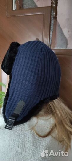 Шапка ушанка меховая