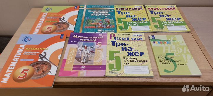 Тренажер по математике и рус. языку5класс за штуку