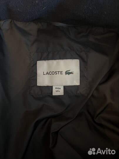 Пуховик lacoste