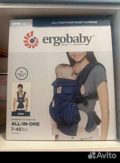Эргорюкзак ergobaby omni 360